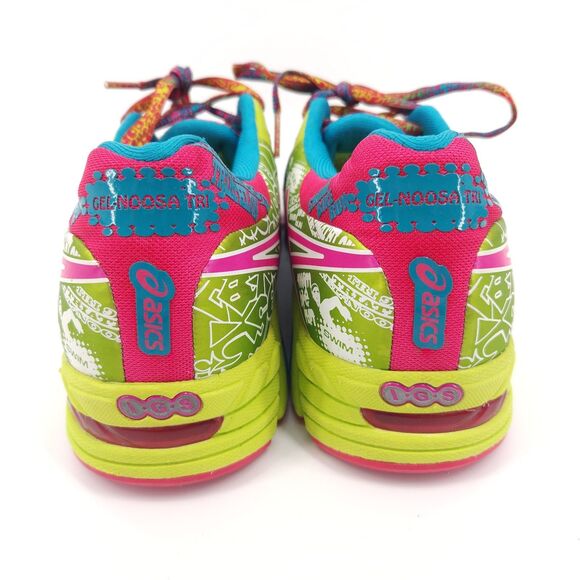 Asics Gel Noosa Tri 9 Shoes Women Size 11 T458N Multiolor Running - Picture 4 of 9